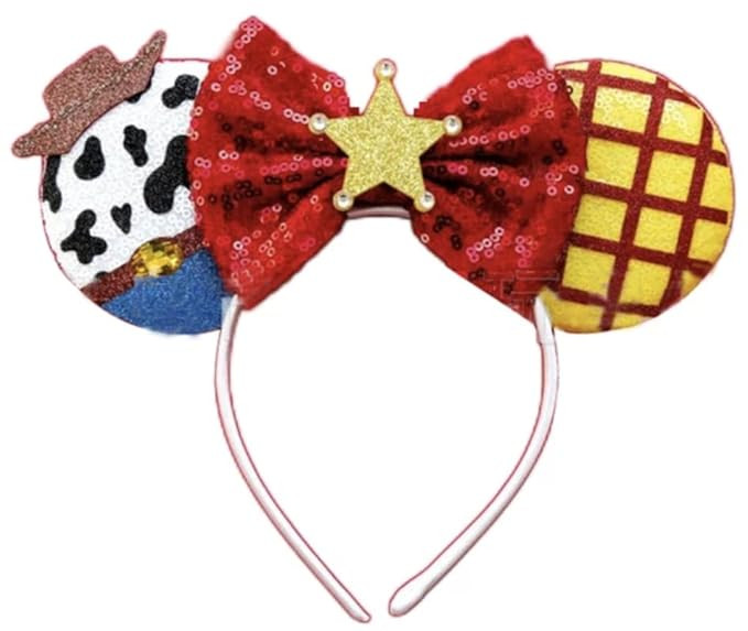 CLGIFT Toy Story Woody Minnie Ears,Pick your color, Iridescent Minnie Ears, Silver gold blue minn... | Amazon (US)