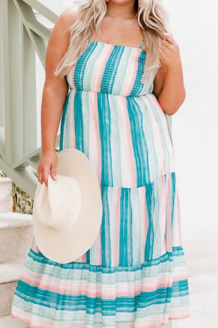 This plus size maxi dress is perfect for summer!!

Plus size resort wear, plus size spring outfit, plus size maxi dress, plus size vacation dress, plus size Easter dress

#LTKcurves #LTKunder100 #LTKFind