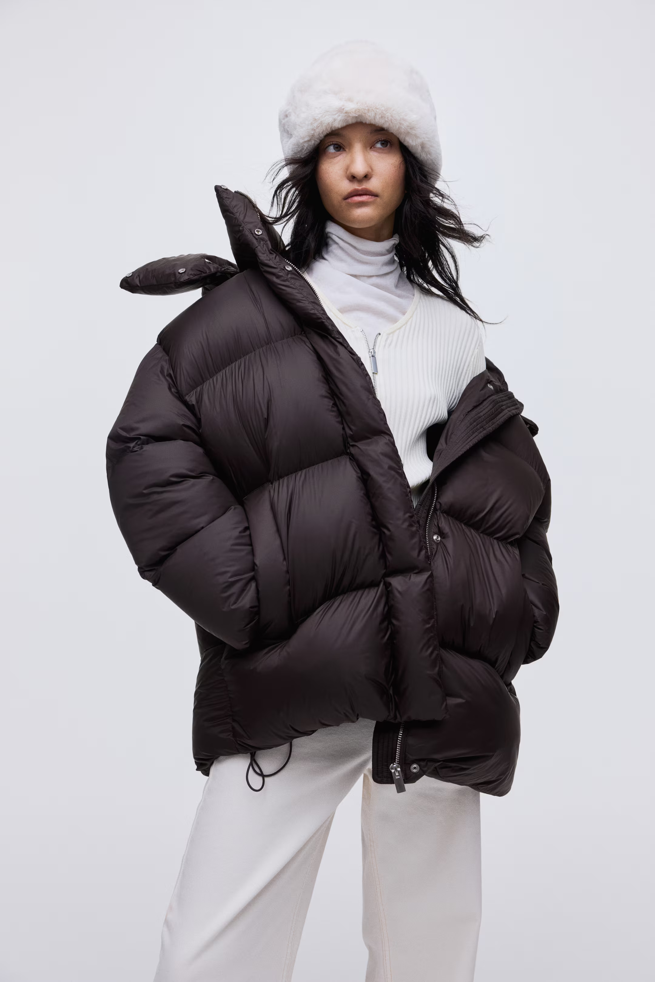 Hooded down puffer jacket | H&M (UK, MY, IN, SG, PH, TW, HK)