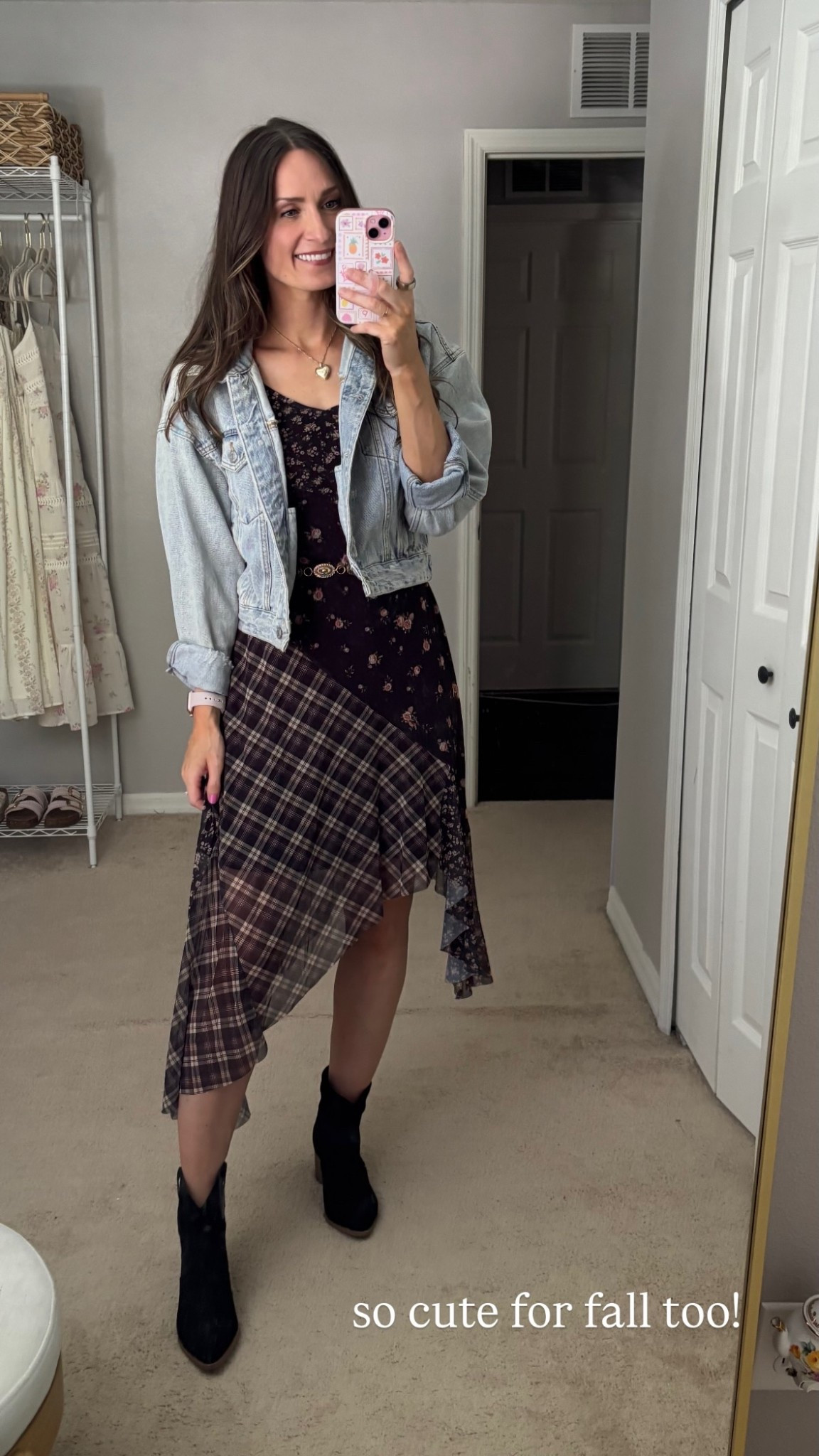 so cute for fall too! love this quilted dress from walmart! 
Wearing a small/ I sized up one! I’m also wearing a black slip underneath!

#walmartfinds #newwalmart

#LTKootd