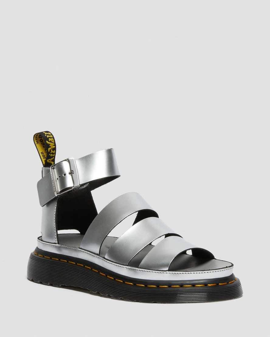 DR MARTENS Clarissa II Metallic Leather Sandals | Dr Martens (FR)