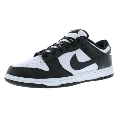 Nike Dunk Low Retro Womens Shoes Size 11.5, Color: White/Black/White | Walmart (US)