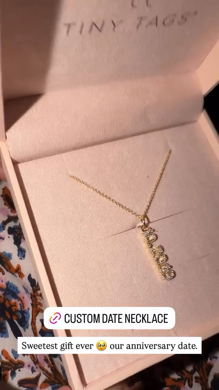 Custom Date Necklace
Personalized Gift Idea
Gift for Her 
Anniversary Gift
Birthday Gift
Christmas Gift 

#LTKGiftGuide #LTKStyleTip