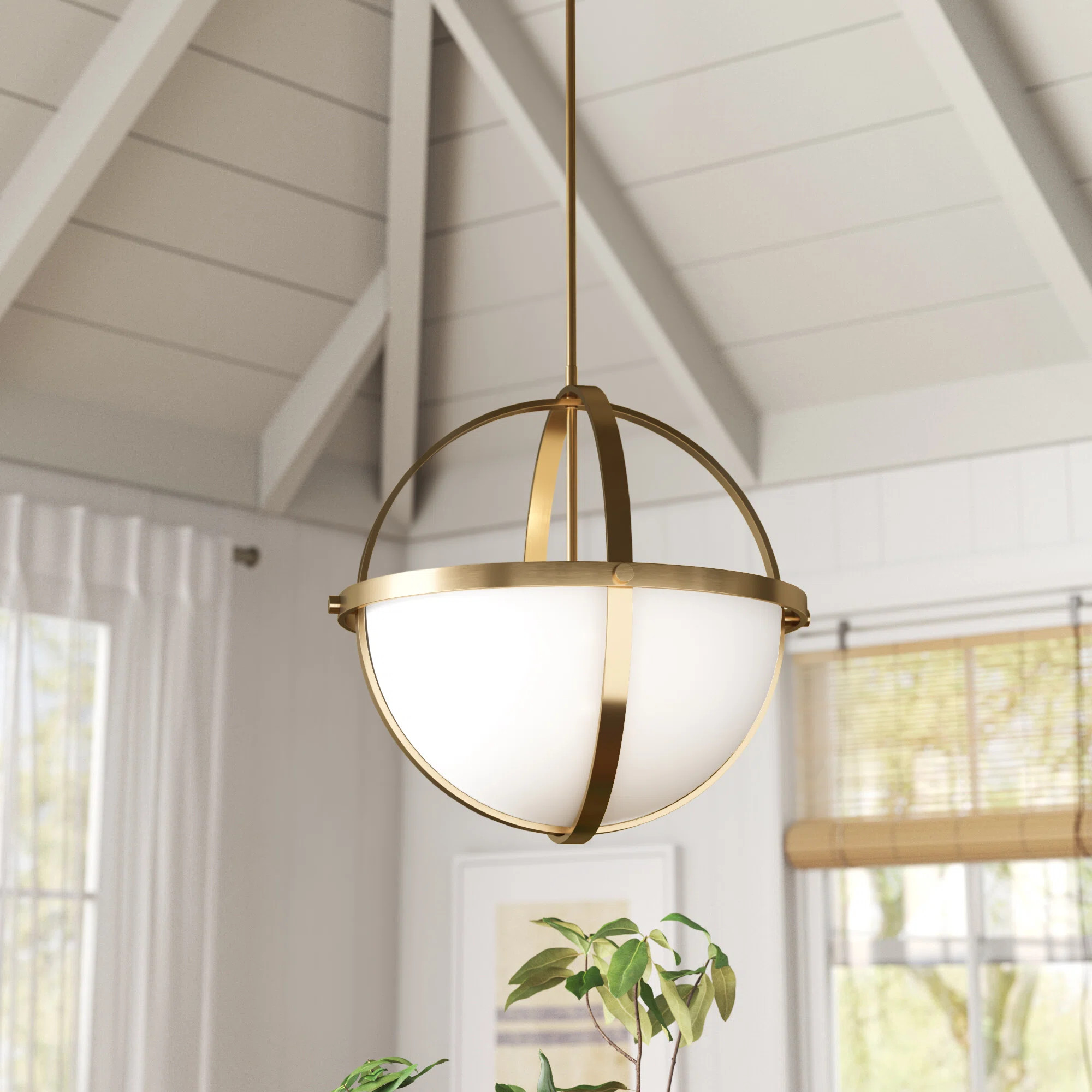 Balsamo 3 - Light Dimmable Globe Chandelier | Wayfair North America