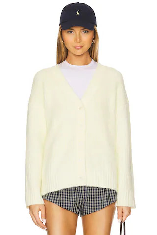Lovers and Friends Maia Cardigan in Butter Yellow from Revolve.com | Revolve Clothing (Global)