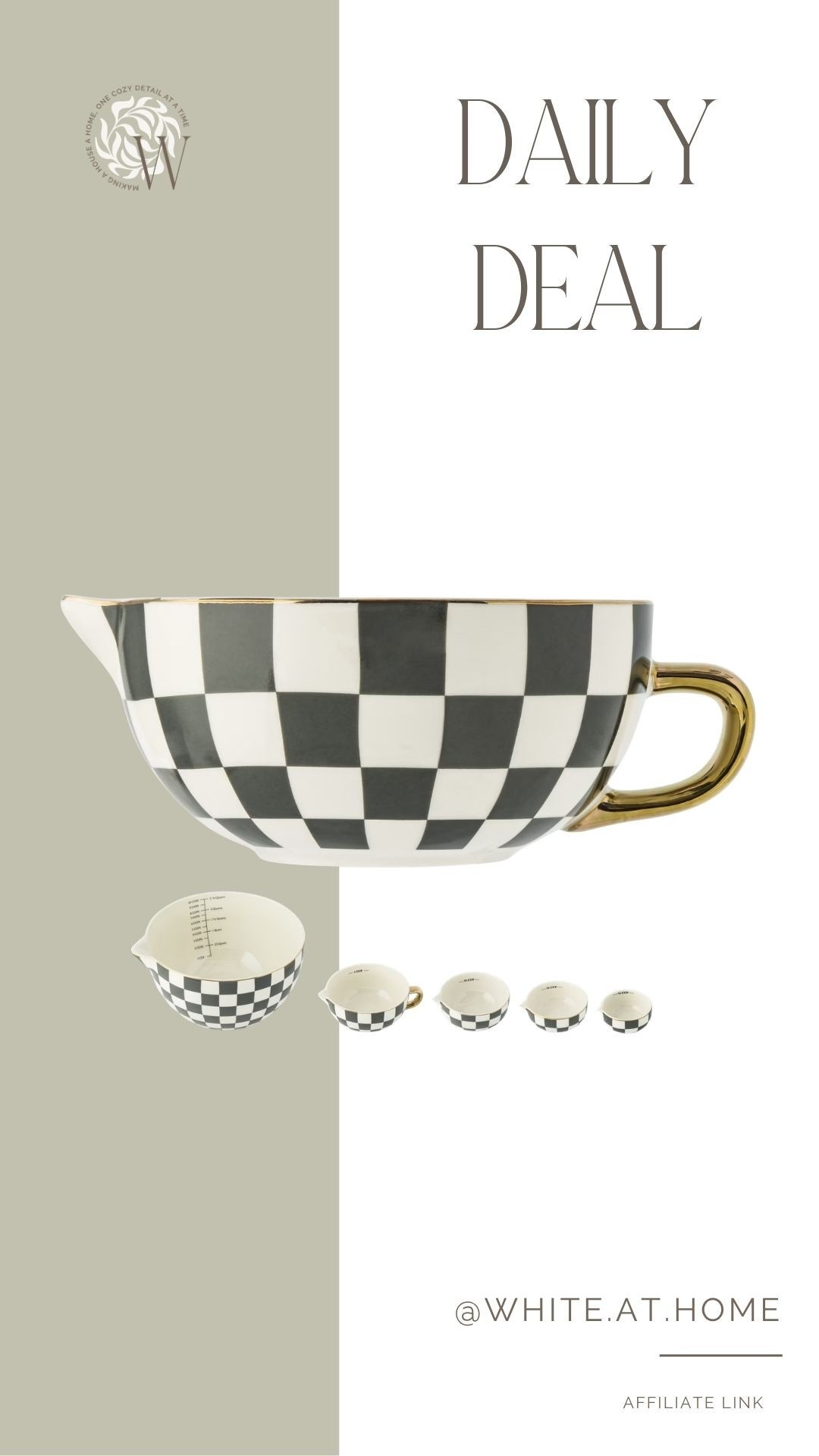 This mixing bowl and measuring cups set remind me so much of the designer Mackenzie-Childs ones, but for way less! Cute and functional kitchen find from Walmart!

#LTKHome