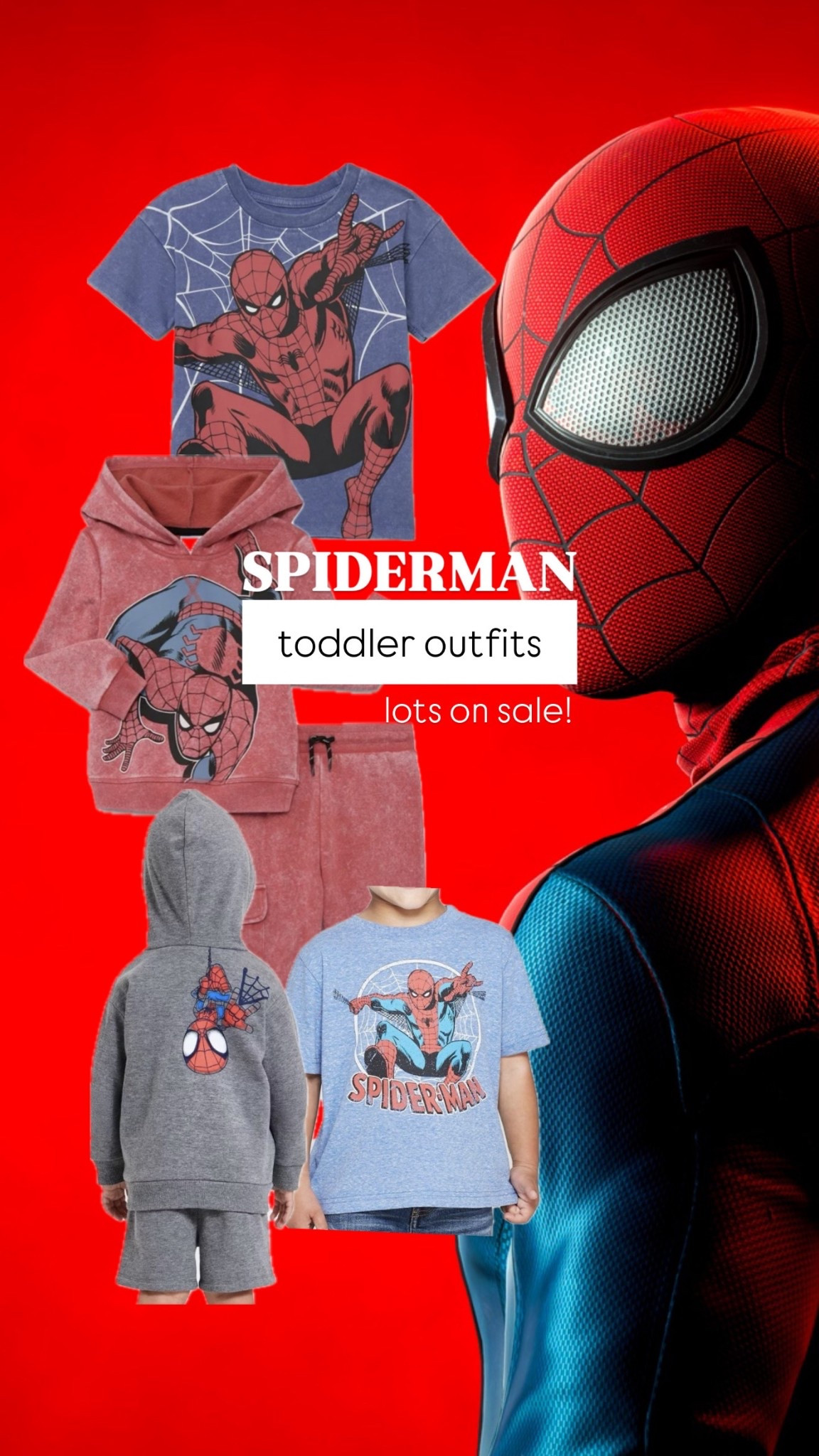 Toddler Spiderman outfits and pajamas! Target & Walmart! So many are on SALE!