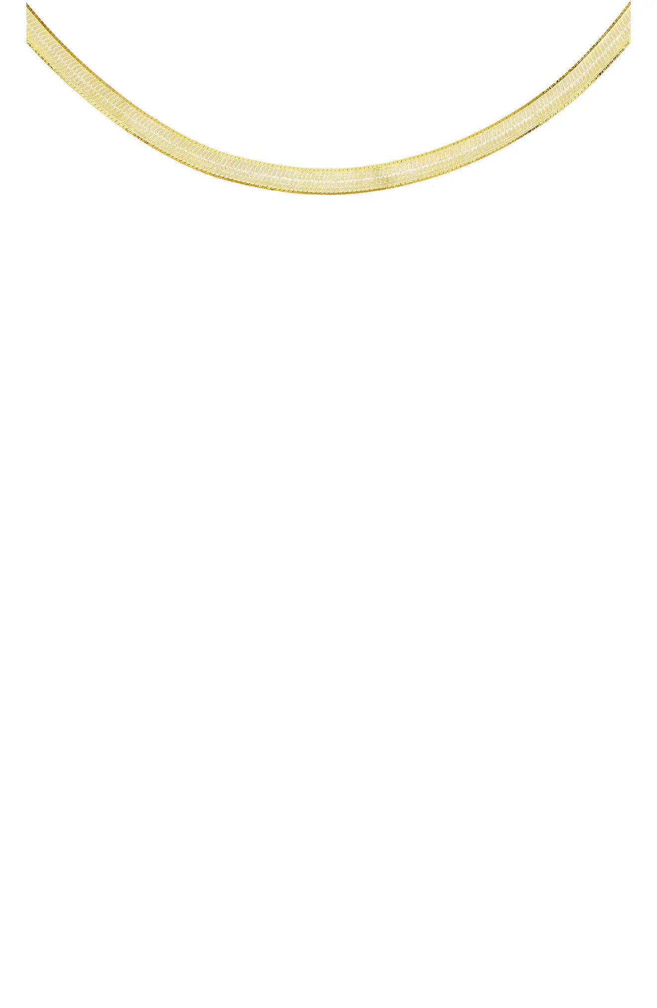 Adina's Jewels Herringbone Necklace in Gold at Nordstrom | Nordstrom