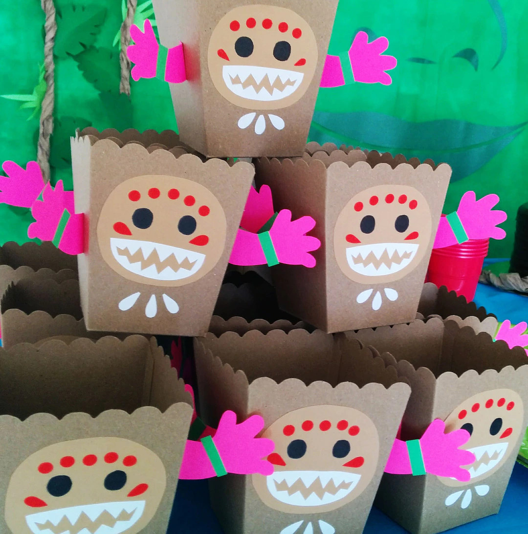 Moana Kakamoras Snack Popocorn Favor DIY SVG Box - Etsy | Etsy (US)