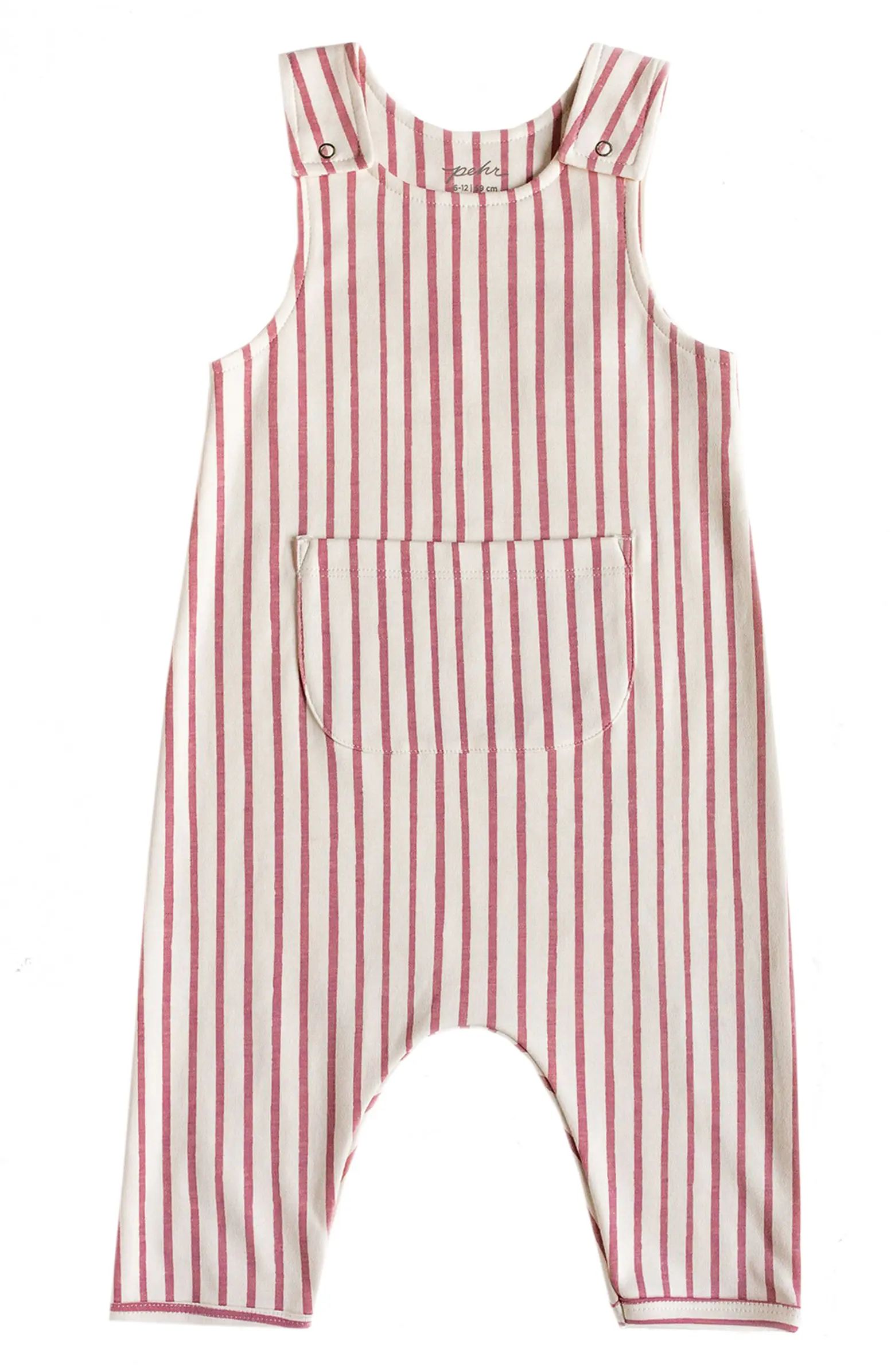 Stripes Away Organic Cotton Overalls | Nordstrom
