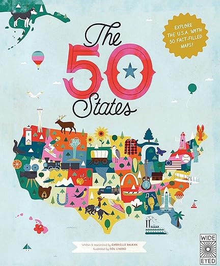 The 50 States: Explore the U.S.A. with 50 fact-filled maps!     Hardcover – Illustrated, Octobe... | Amazon (US)