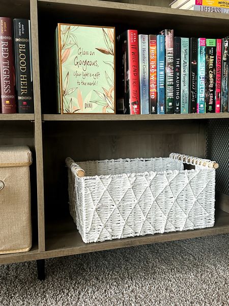 Home favorites - love how this storage basket holds so much and it brightens up my space! Comes in multiple sizes - this is a medium 

#LTKhome #LTKfindsunder50