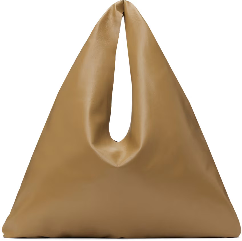 Beige Small Bindle Bag | SSENSE