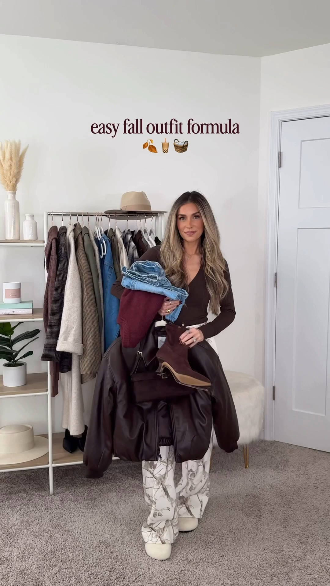 Casual Fall Outfit 🤎🍂 
+ Abercrombie brown bomber jacket: xs
+ Abercrombie Madeline sweater: small
+ belt: xs
+ 90s relaxed jeans: 24 short 
+ brown suede boots: true to size 

Fall outfit 
Elevated style
Elevated outfit 
Abercrombie jeans 
Abercrombie sweater
Fall fashion 
#LTKStyleTip

#LTKPetite #LTKFindsUnder100 #LTKCyberWeek