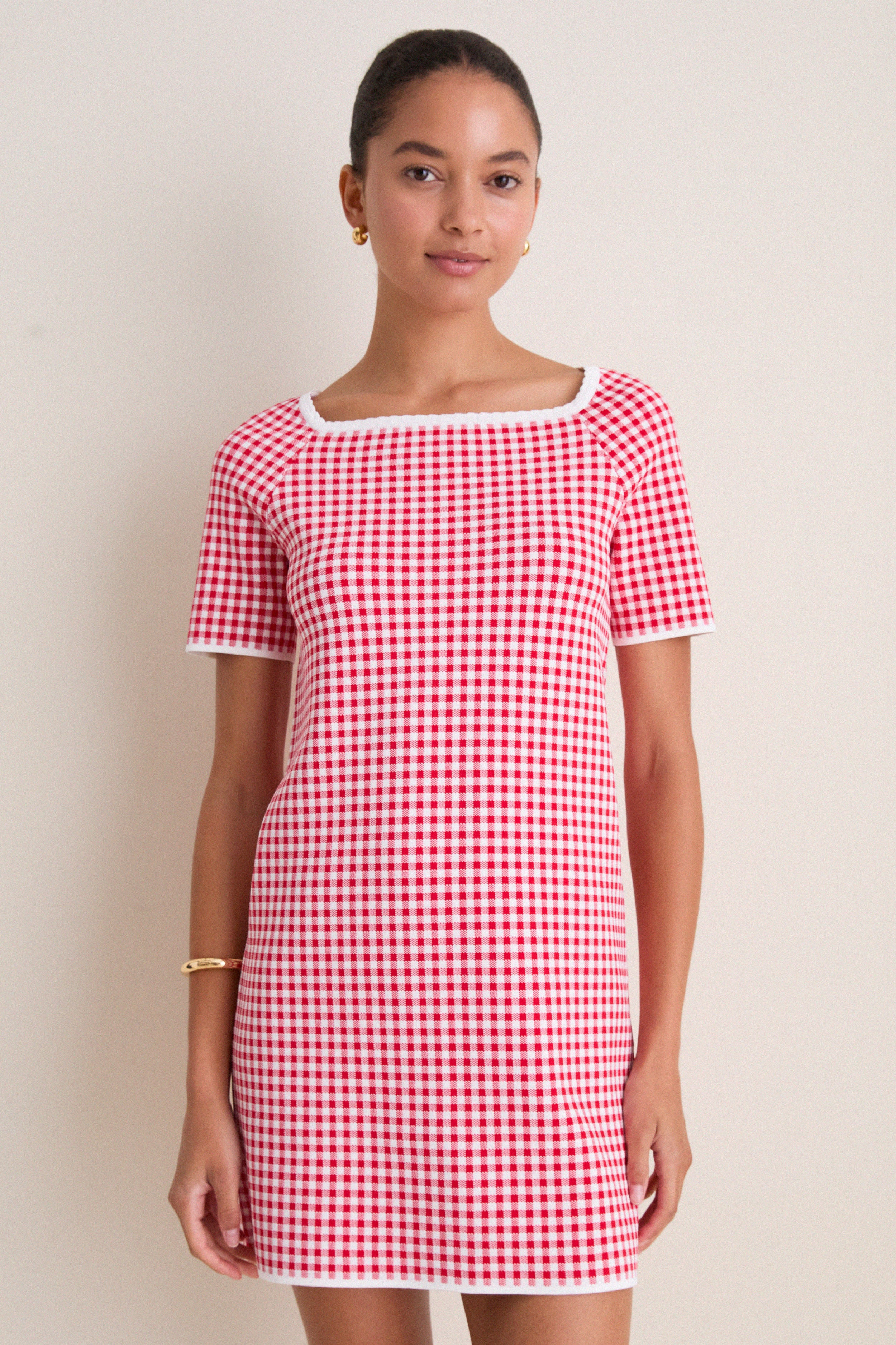 Red Gingham Micah Dress | Tuckernuck (US)