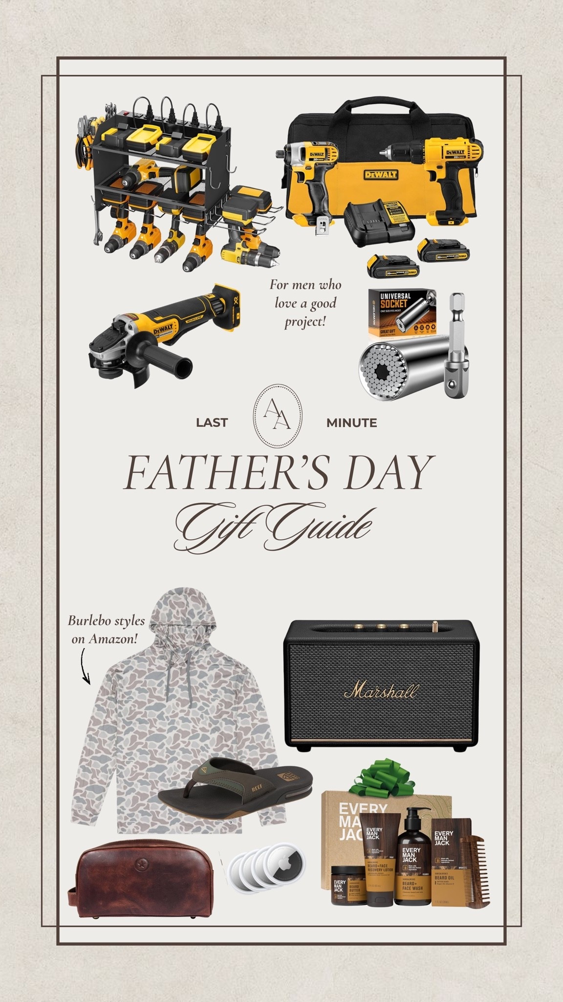Last minute gift guide for dad/husband this Father’s Day! All from Amazon & should arrive in time with prime shipping! 

Father’s Day gifts // Amazon gifts for Him // men’s gifts

#LTKMens #LTKSeasonal #LTKSaleAlert
