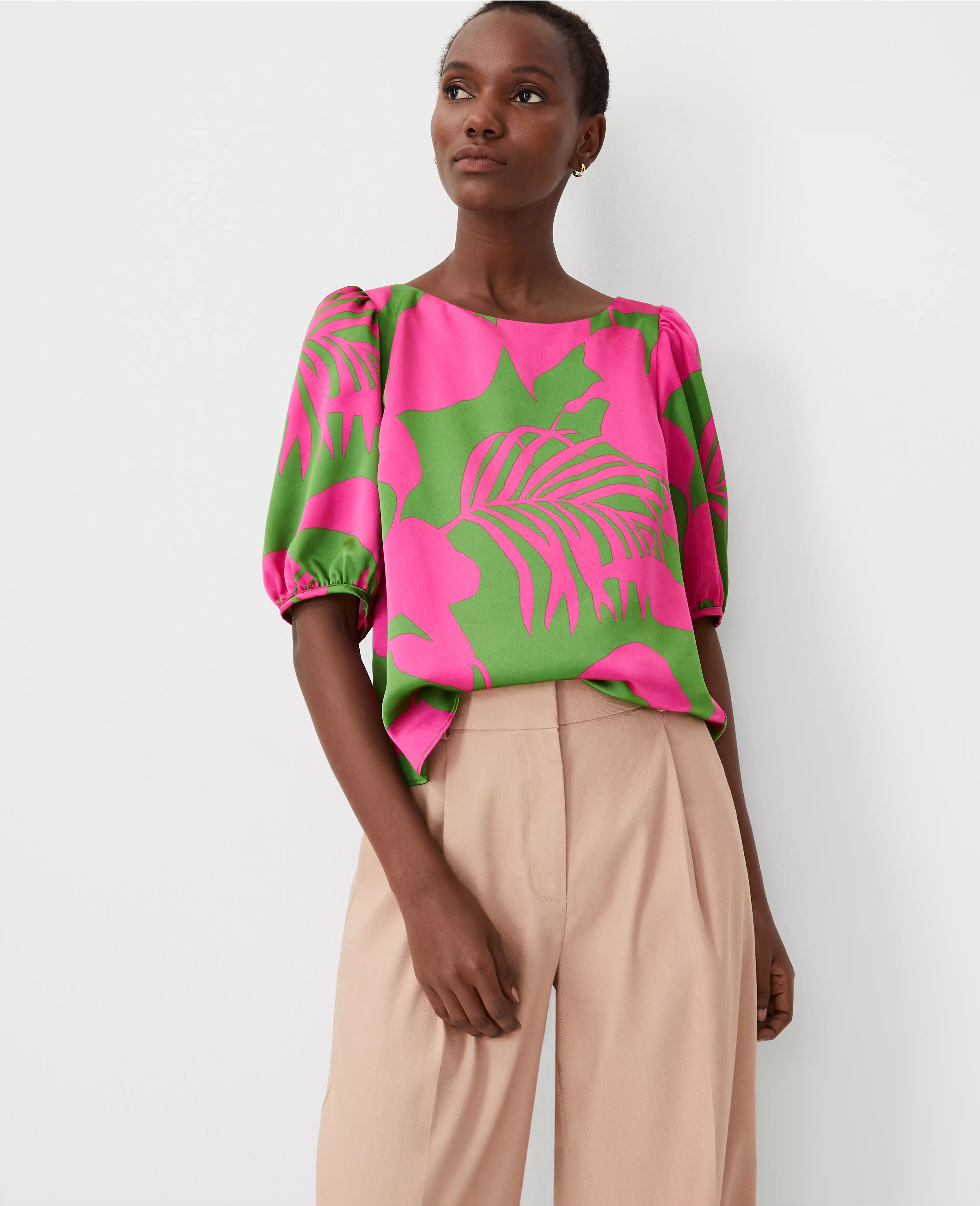 Boatneck Popover | Ann Taylor (US)