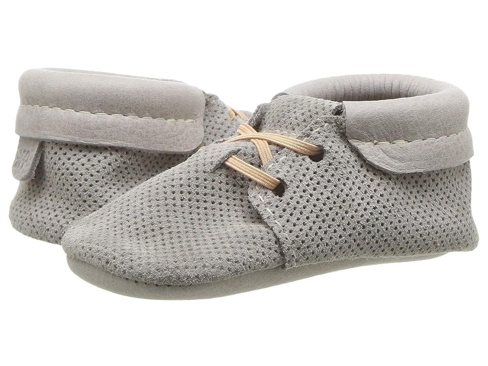 Freshly Picked Soft Sole Oxfords (Infant/Toddler) (Cloudy Day) Kid's Shoes | Zappos