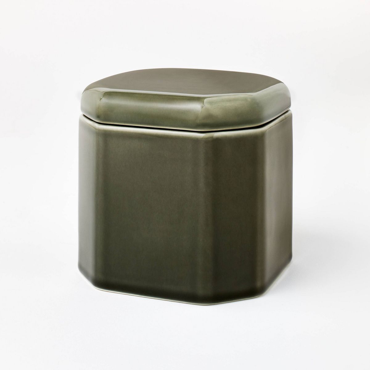 Ceramic Reactive Glaze Box Green - Threshold™ designed with Studio McGee | Target