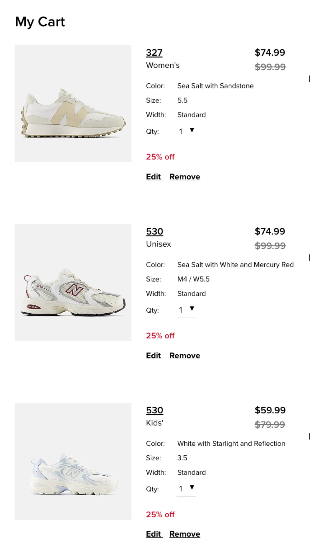 Black Friday - some of the most popular new balance styles that are always excluded from sale are included in their promotion!

All you need to do is create a free new balance login to get the discount

• my picks are the 327 and 530 styles

I LOVE both styles but I buy the 530 in kids size 3.5 bc the women’s 5.5 is a little too big. Size down half size 

I can do 5 in the 327. Sea salt and sandstone is one of their prettiest color combos. Clean with a magic eraser 

#LTKShoeCrush #LTKCyberWeek #LTKGiftGuide