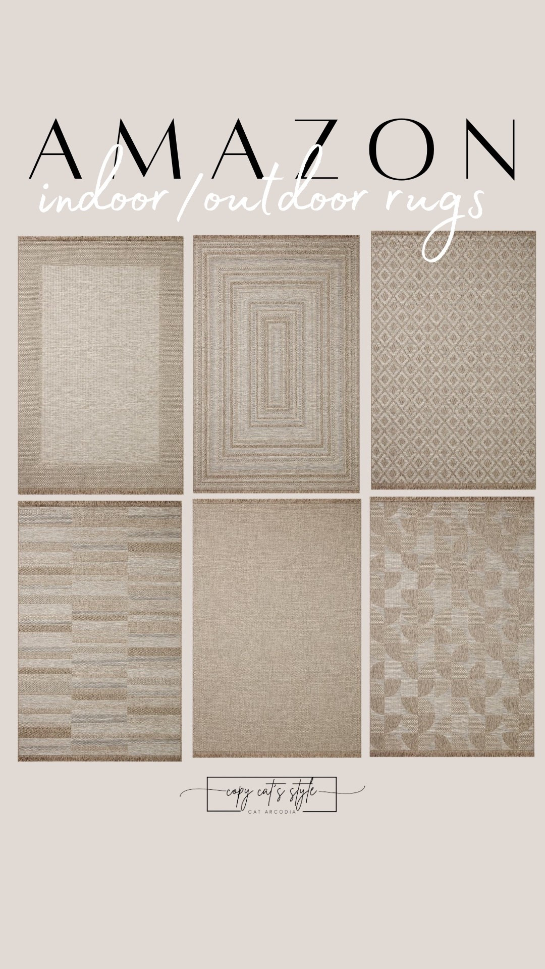 Freshen up your patio for Spring. Amazon outdoor rugs are so good. All sizes and perfect for indoor or outdoor. 

#LTKSeasonal #LTKHome #LTKSpringSale