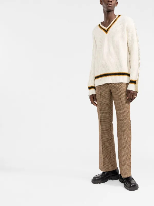 V-neck knitted jumper | Farfetch Global