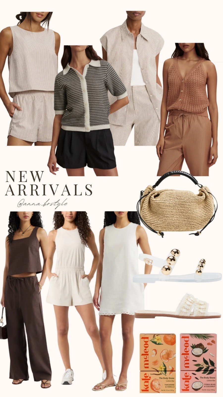New arrivals for spring or summer, vacation outfits 2026, spring outfits 2026, vacation sandals, neutrals, annabrstyle

#LTKOver40