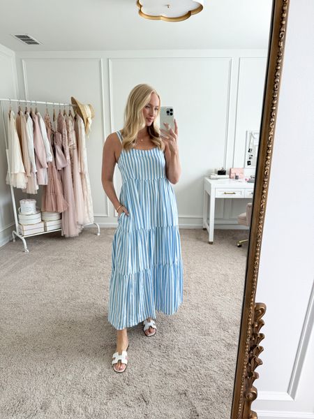 This Amazon maxi dress would be so cute for a beach vacation! Wearing size small. Summer dresses // maxi dresses // resortwear // vacation dresses // daytime dresses // casual dresses // Amazon finds // Amazon fashion 

#LTKTravel #LTKStyleTip #LTKSeasonal