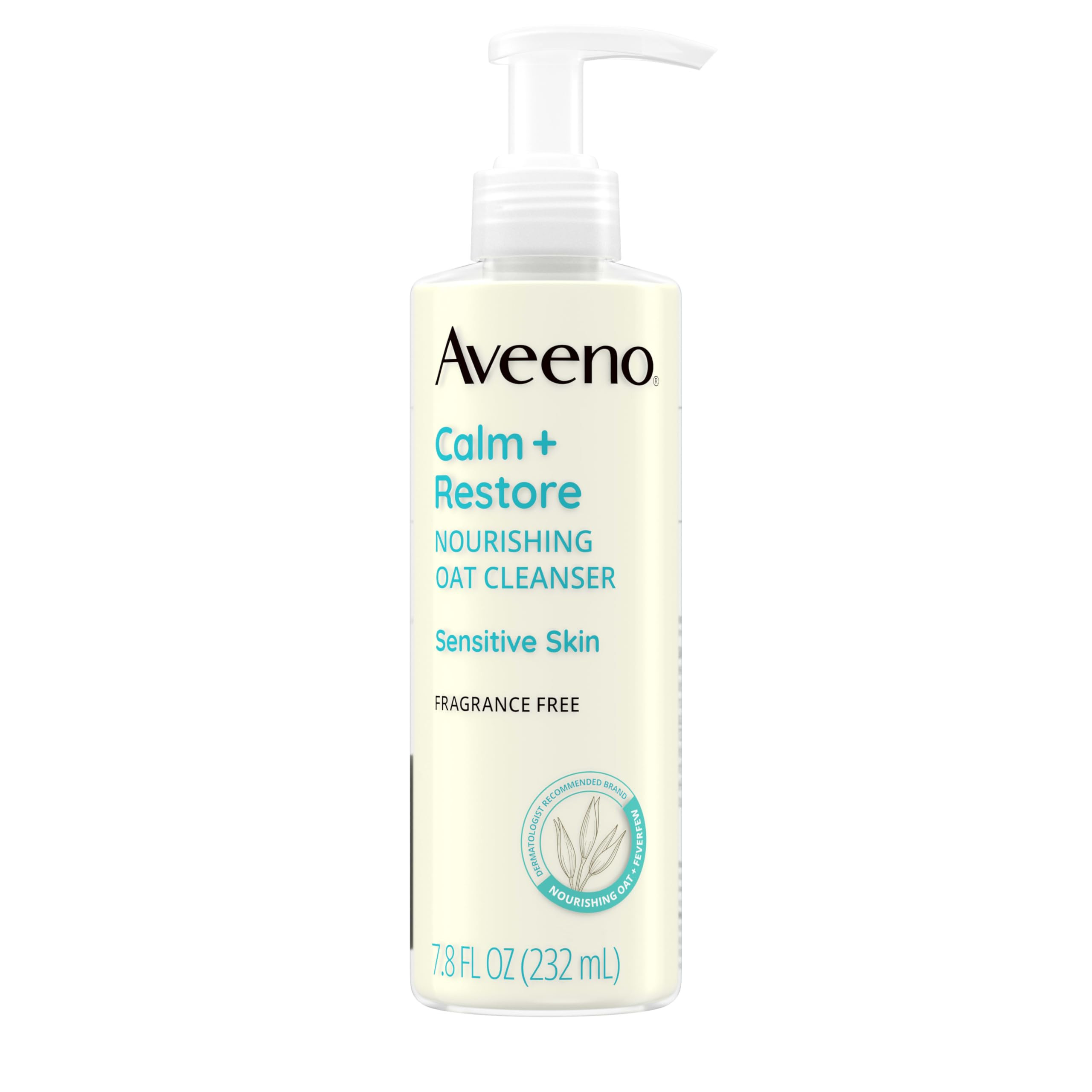 Aveeno Calm and Restore Nourishing Oat Cleanser - 7.8 fl oz | Amazon (US)