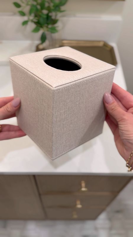 Amazon best seller back in stock! This linen tissue box cover instantly elevates the look of a bathroom counter!

#LTKfindsunder50 #LTKsalealert #LTKhome