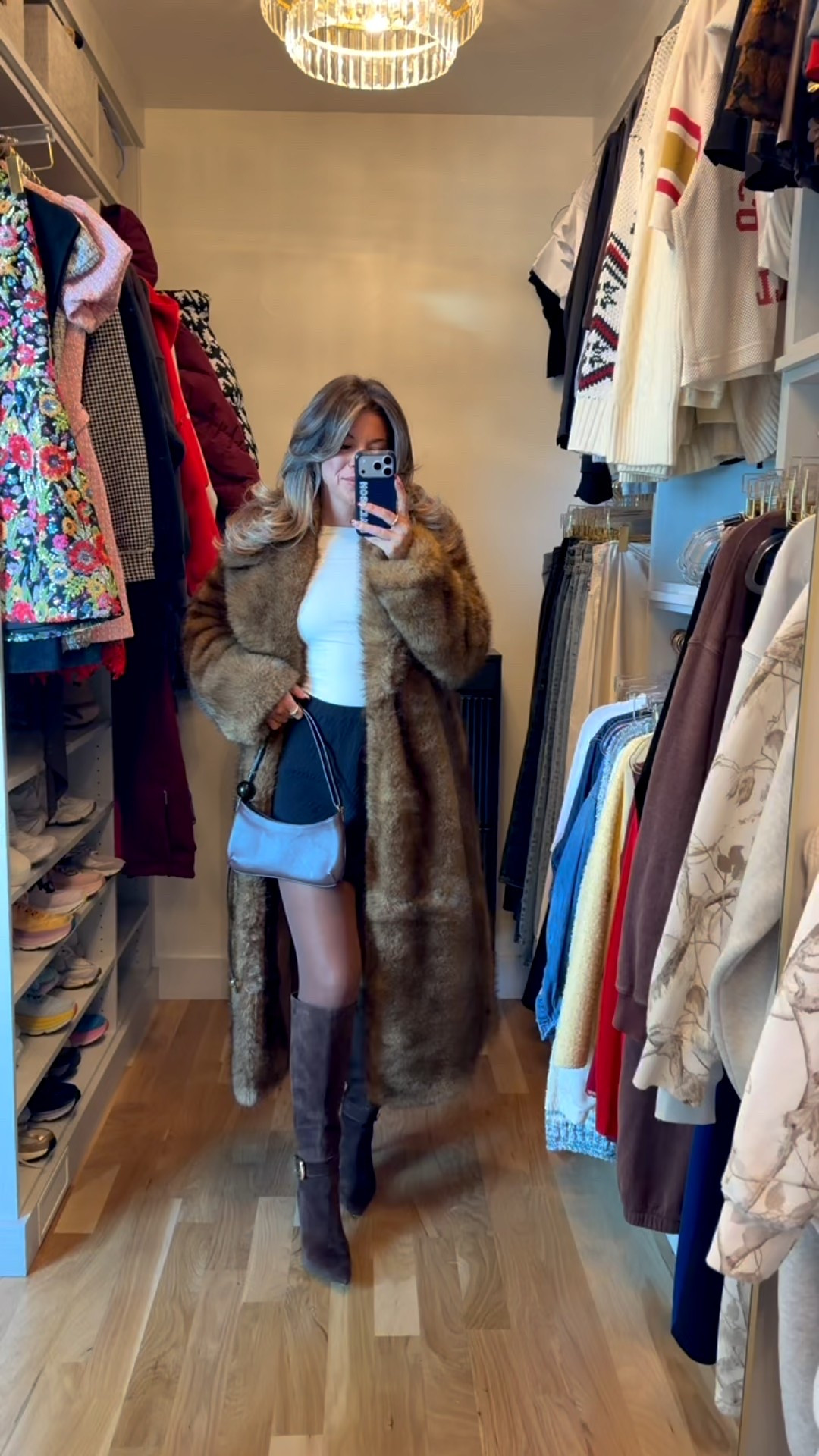 Date nght black Abercrombie skort styled 7 ways for date night or winter events

Vici code: emerson35
Revolve code: tulip

Wearing my usual smalls on top and xs bottom

Date night
Winter party
Winter vacation
Fur coats
Winter sweaters
Velvet corsets
Black skort
Boots
Nighty

#LTKgrwm #LTKFindsUnder100 #LTKSeasonal