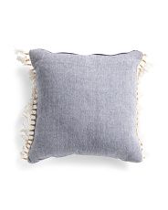 20x20 Tassel Edging Linen Pillow | Marshalls
