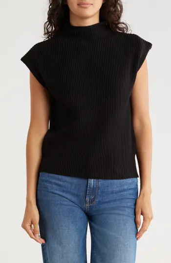 Blu Pepper Mock Neck Cap Sleeve Sweater | Nordstromrack | Nordstrom Rack