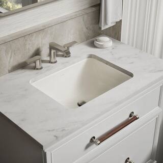 Caxton 20.4 in. x 15.75 in. Undermount Bathroom Sink in Biscuit Vitreous China | The Home Depot