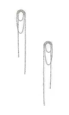 SHASHI Vroom Earrings in Silver from Revolve.com | Revolve Clothing (Global)