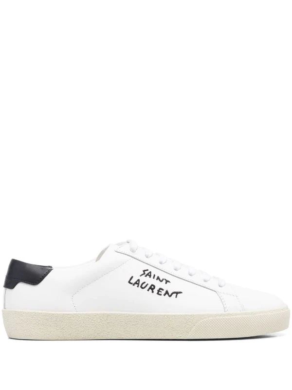 Saint Laurentembroidered-logo sneakers£510Import duties included | Farfetch Global