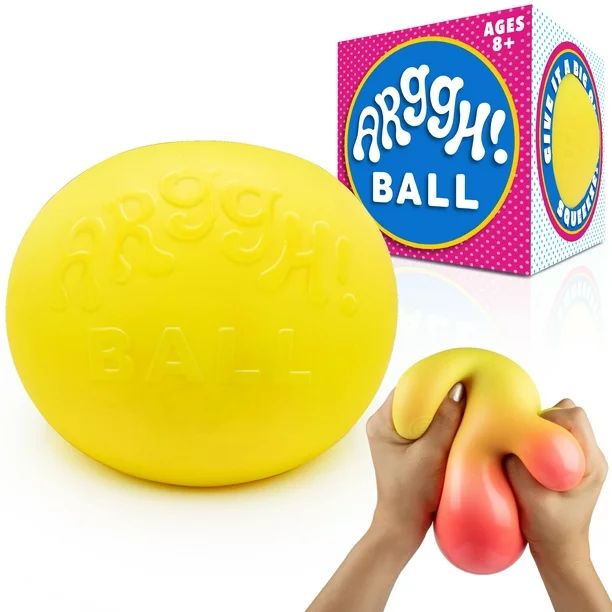 Power Your Fun Yellow Giant Color Changing Fidget Stress Balls Sensory Toys - Walmart.com | Walmart (US)