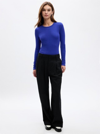 Ribbed Crewneck T-Shirt | Gap Factory