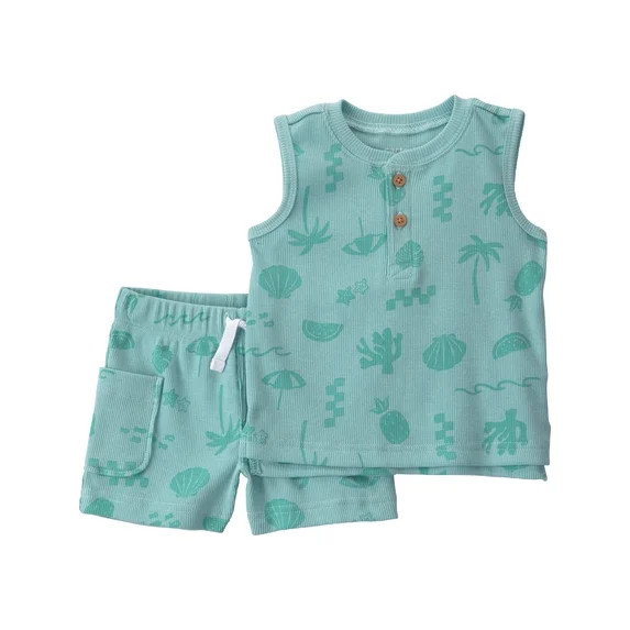 Carter's Child of Mine Baby Boy Outfit Set, 2-Piece, Sizes 0/3-24 Months | Walmart (US)