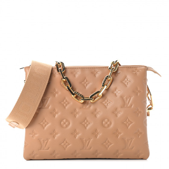 LOUIS VUITTON

Lambskin Embossed Monogram Coussin PM Camel | Fashionphile