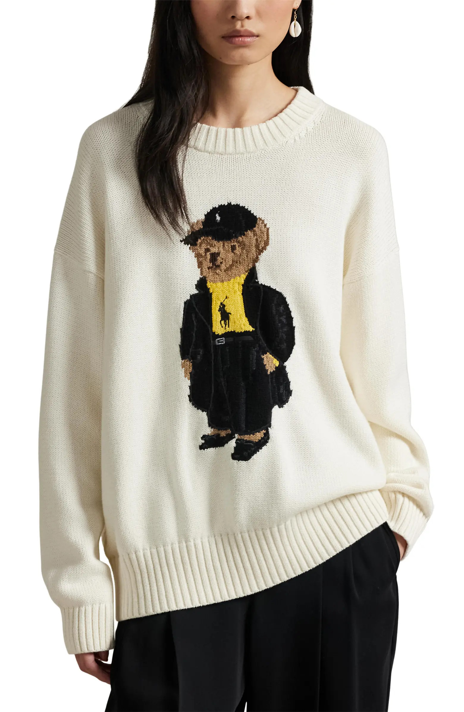 Polo Bear Cotton Crewneck Sweater | Nordstrom