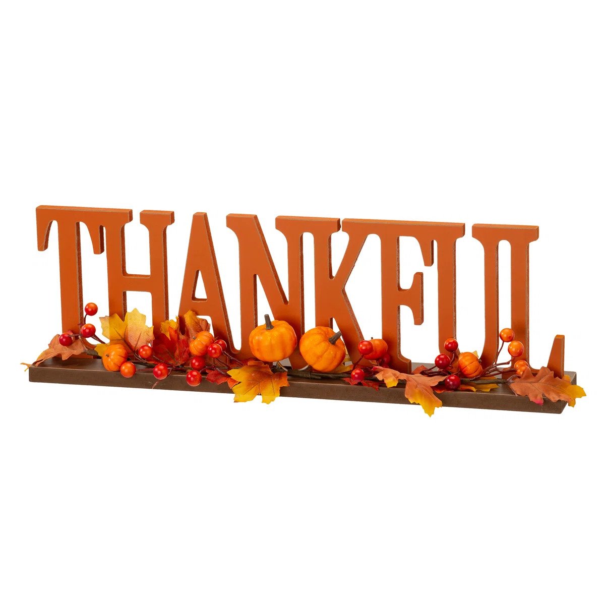 20"L "THANKFUL" Wooden Table Decor | Wayfair North America