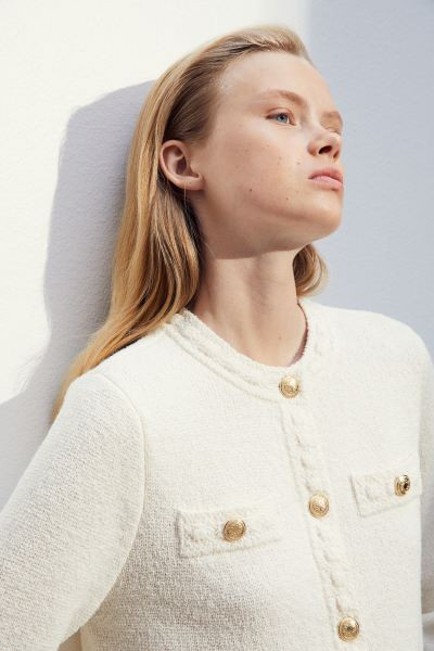 Cárdigan en punto con textura | H&M (FR, IT, ES, PT, BE)