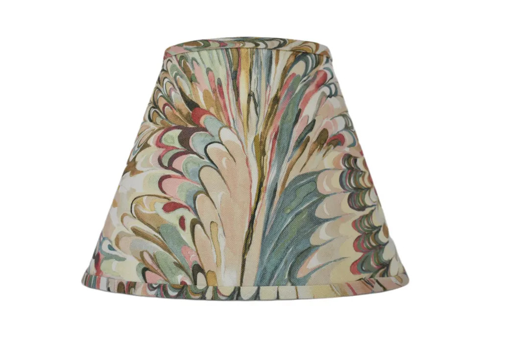 Taplow Print - Juniper/petal Lampshade- Sconce Chandelier Shade-custom Made-to-order- Lamp Shade-... | Etsy (US)