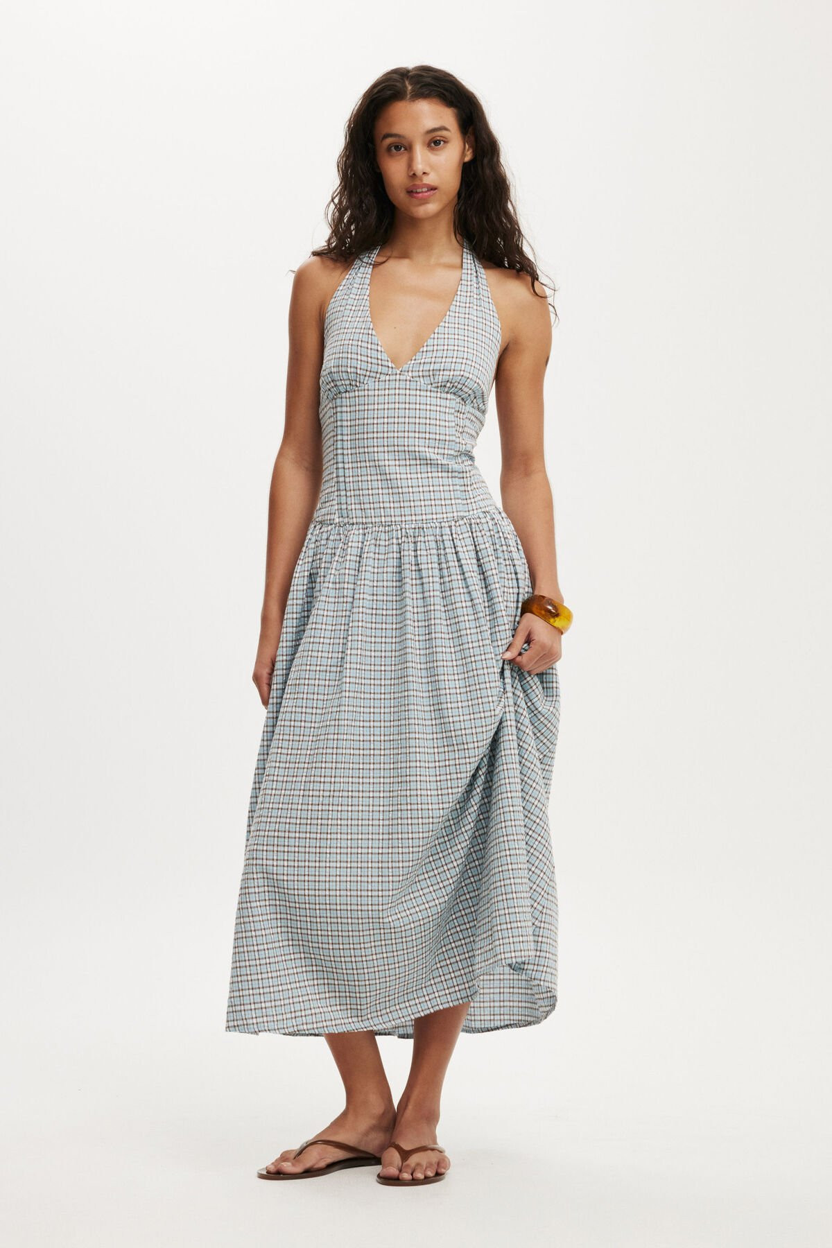 Kaity Halter Midi Dress | Cotton On (US)