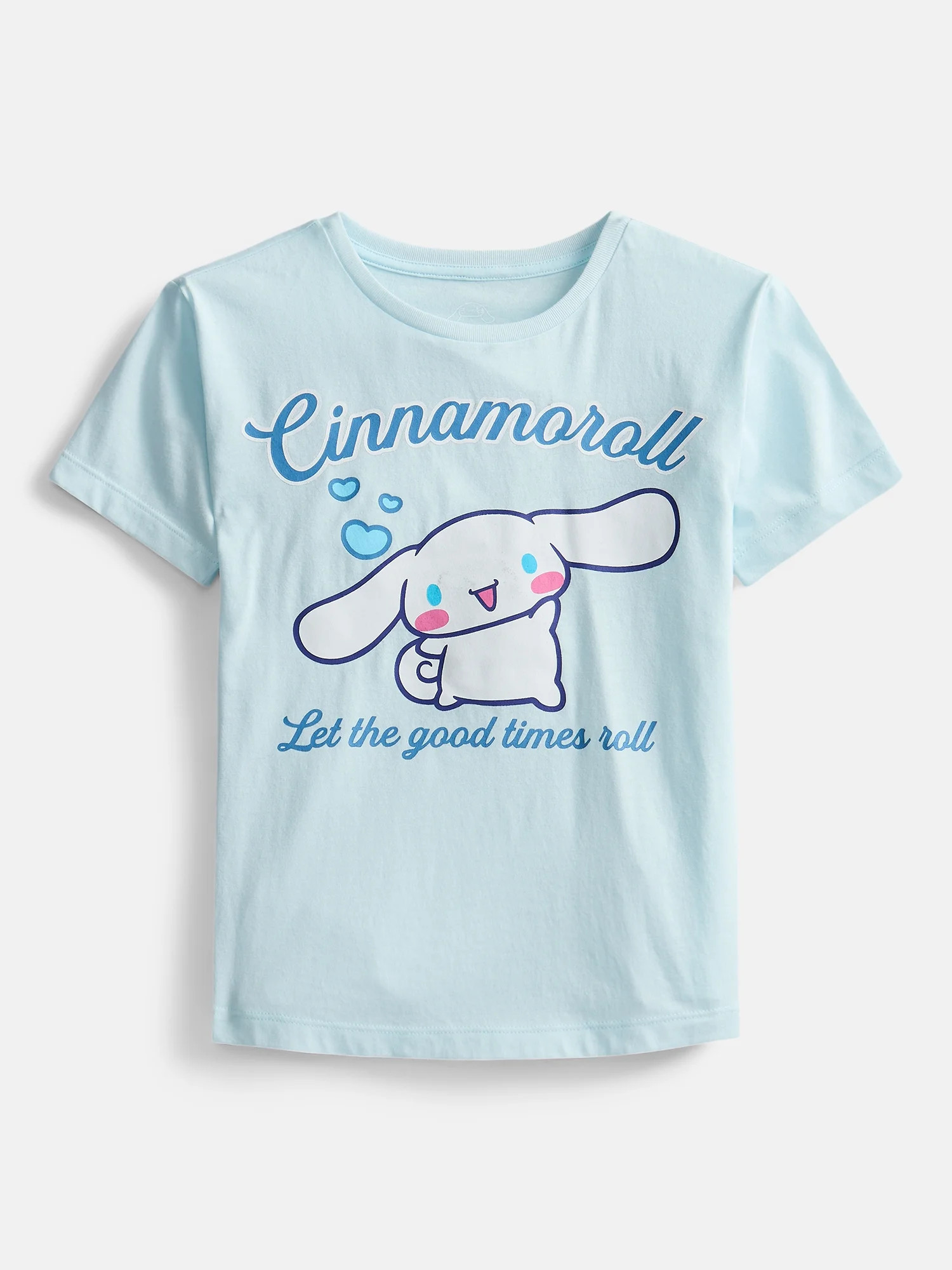 Sanrio Girls Let the Good Times Roll Graphic Tee with Short Sleeves, Sizes 4-16 - Walmart.com | Walmart (US)