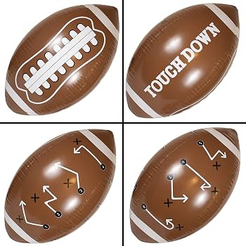 GiftExpress 40" Giant Jumbo Inflatable Football with Tee Set for Party, Gameday, and Football-The... | Amazon (US)