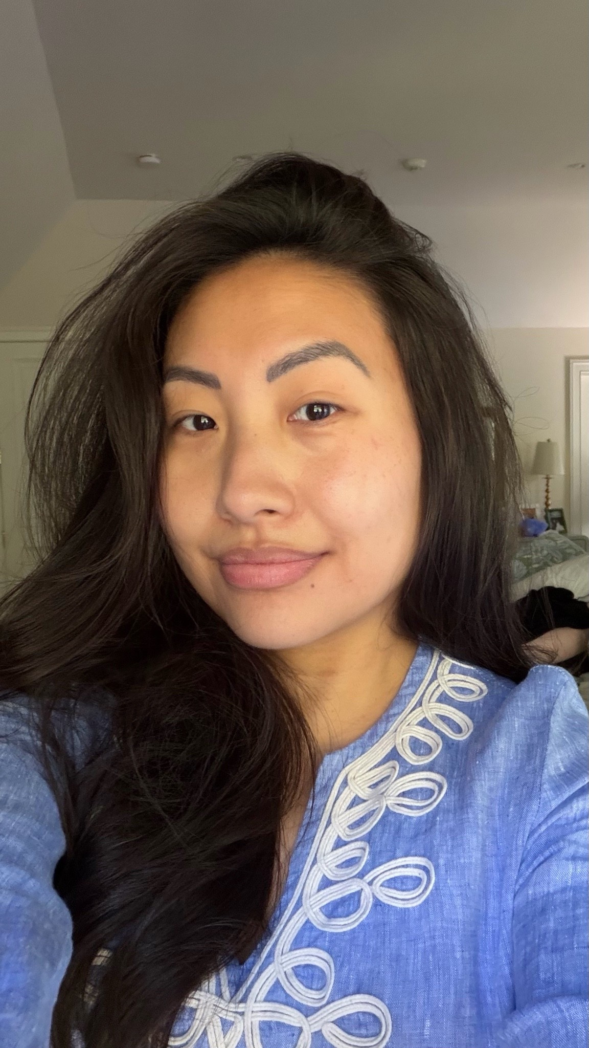 First postpartum hair care