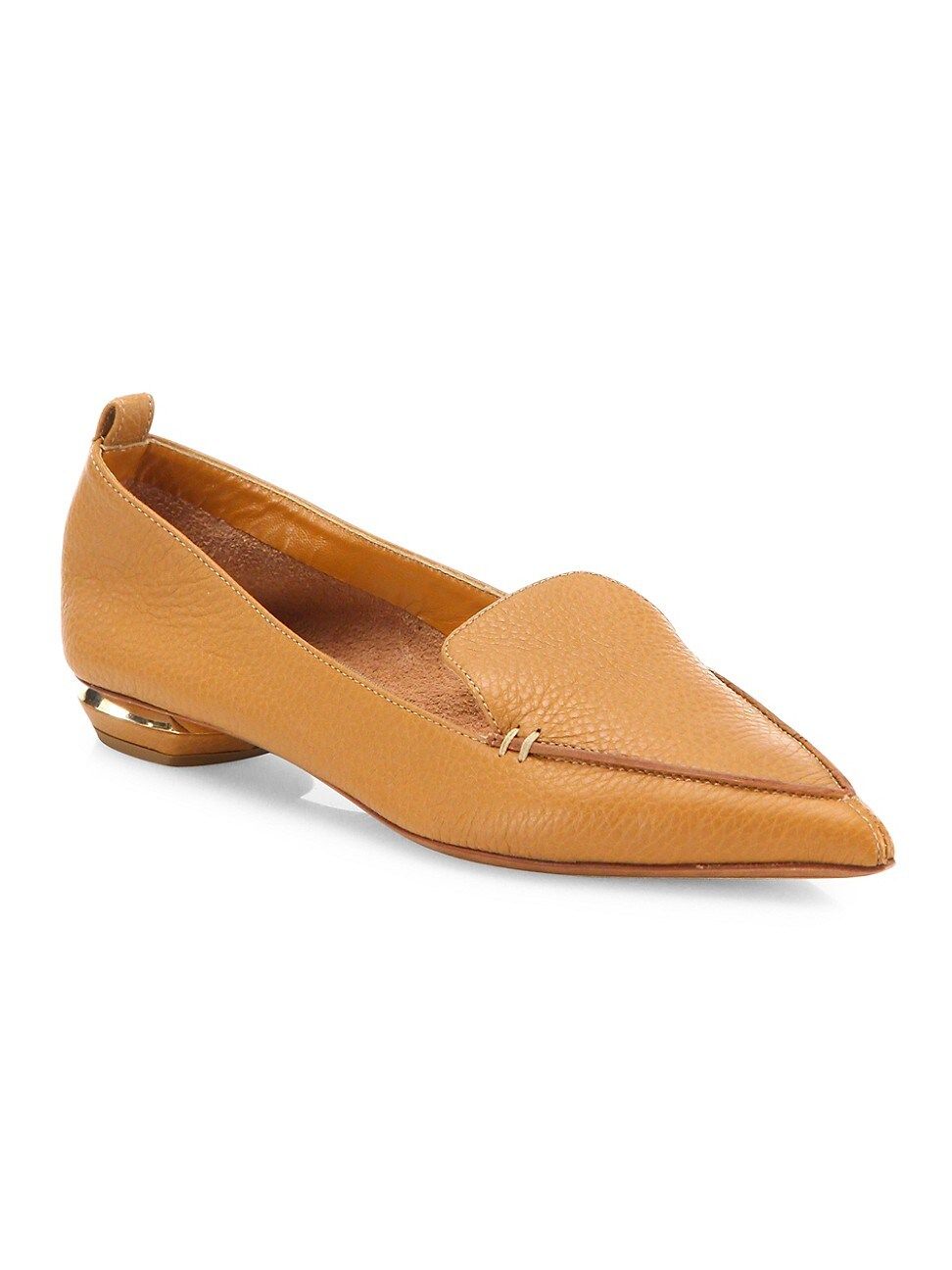 Nicholas Kirkwood Women's Beya Leather Loafers - Tan - Size 4.5 | Saks Fifth Avenue