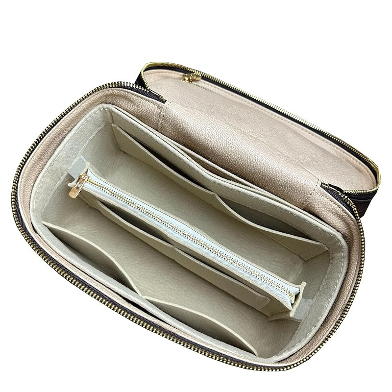 Nice bb Organizer Insert Nice Mini Vanity Organizer Nice Makeup Bag Case Liner Protector Premium ... | Amazon (US)